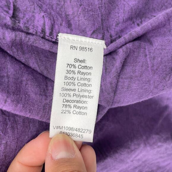 Coldwater Creek Floral Tapestry Jacket - Picture 6 of 6